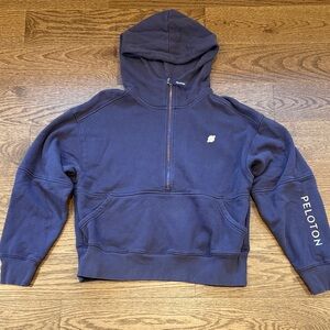 Peloton purple quarter zip Hoodie - size L